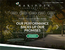 Tablet Screenshot of mariposa-ca.com